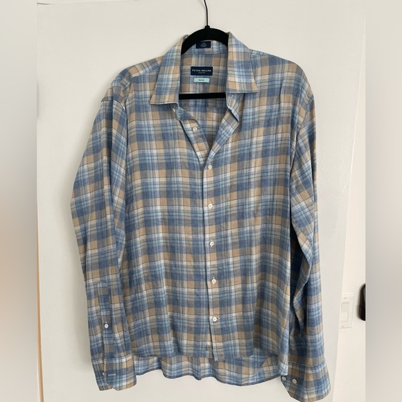 Peter millar men’s button down size large - Picture 1 of 1